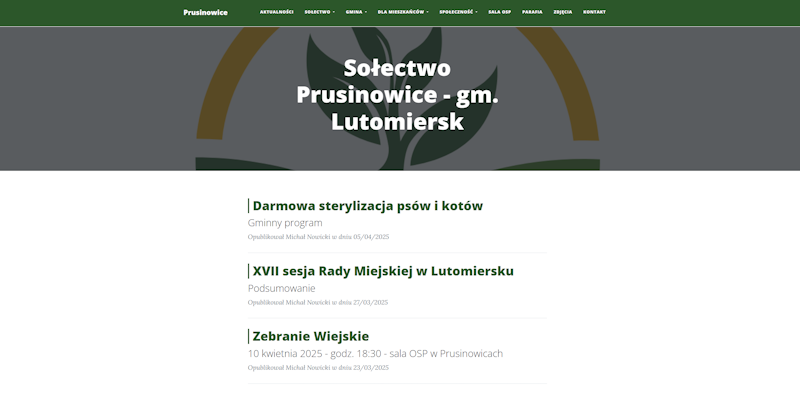 solectwo prusinowice